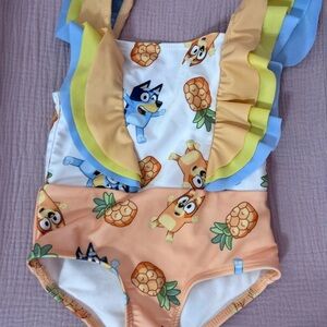 NWOT 18m Bluey swimsuit